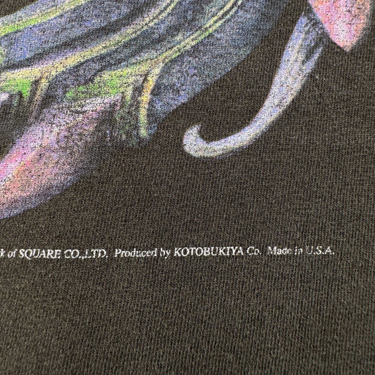 00s FINAL FANTASY X FFX ファイナルファンタジーバハムート Tシャツ 黒 XL 2001 2002 スクエアエニックス USA製 メガフ 召喚獣 2603-0044