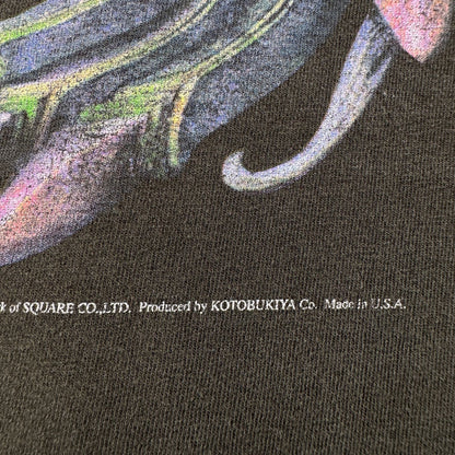 00s FINAL FANTASY X FFX ファイナルファンタジーバハムート Tシャツ 黒 XL 2001 2002 スクエアエニックス USA製 メガフ 召喚獣 2603-0044