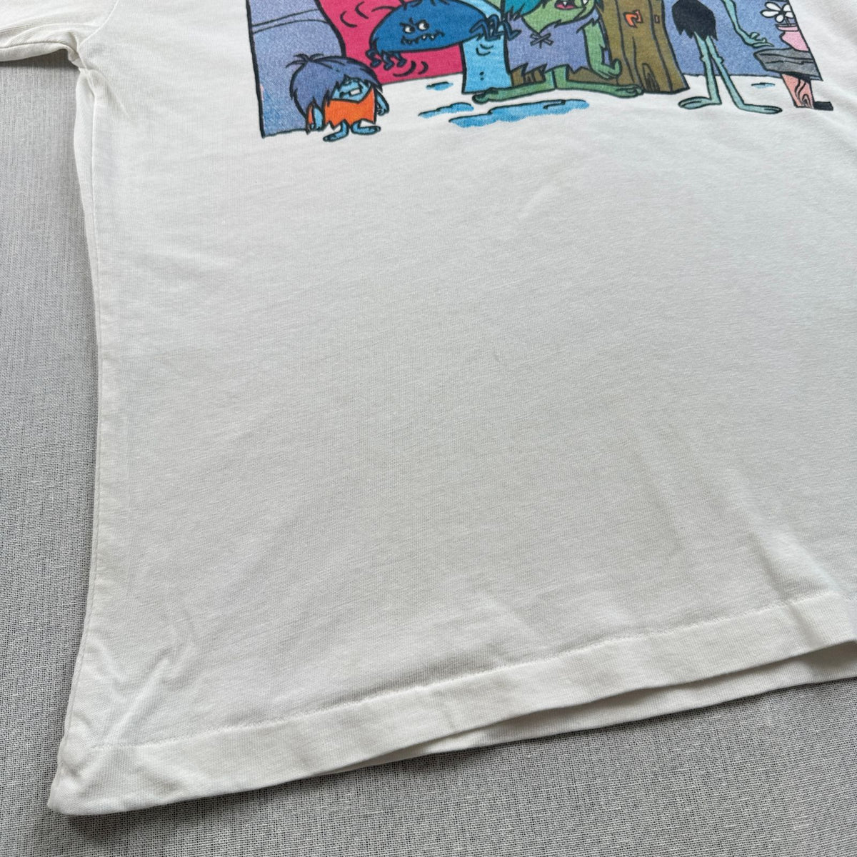 90s The gruesomes アートT アメコミ Tシャツ 白 シングルステッチ TOX moutreal 2603-0045