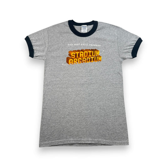 00s レッチリ Stadium Arcadium Tシャツ グレー リンガー バンドT S Red Hot Chili Peppers レッド・ホット・チリ・ペッパーズ RHCP ロック 2603-0062