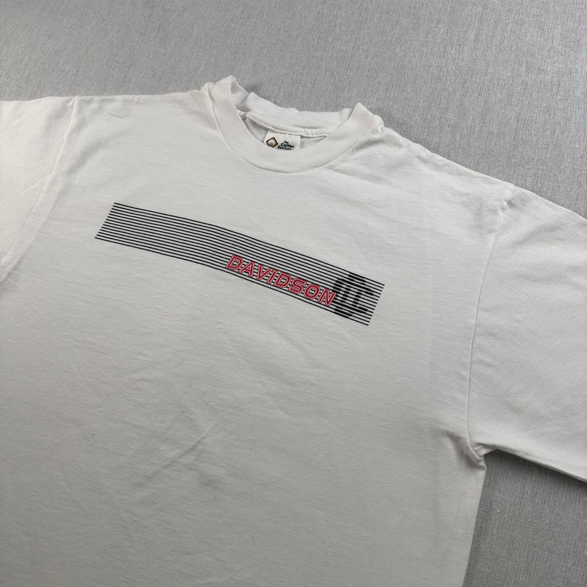 90s ダビッドソン DAVIDSON 企業T 白 USA製 Tシャツ XL 2603-0064