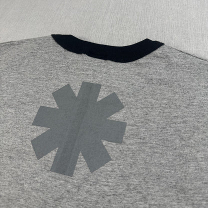 00s レッチリ Stadium Arcadium Tシャツ グレー リンガー バンドT S Red Hot Chili Peppers レッド・ホット・チリ・ペッパーズ RHCP ロック 2603-0062