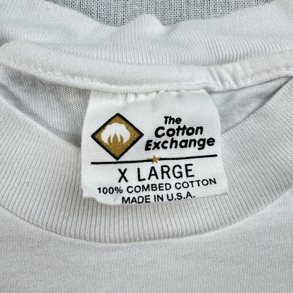 90s ダビッドソン DAVIDSON 企業T 白 USA製 Tシャツ XL 2603-0064