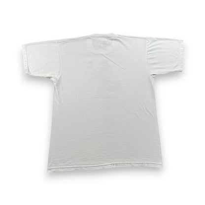 00s 鳥 バード アートT Tシャツ 白 L Green jay 2603-0067
