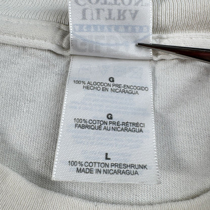 00s NOKIA ノキア Tシャツ 企業T ロゴ 白 L 2603-0069