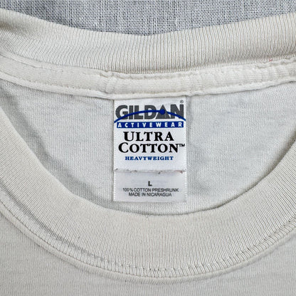 00s NOKIA ノキア Tシャツ 企業T ロゴ 白 L 2603-0069