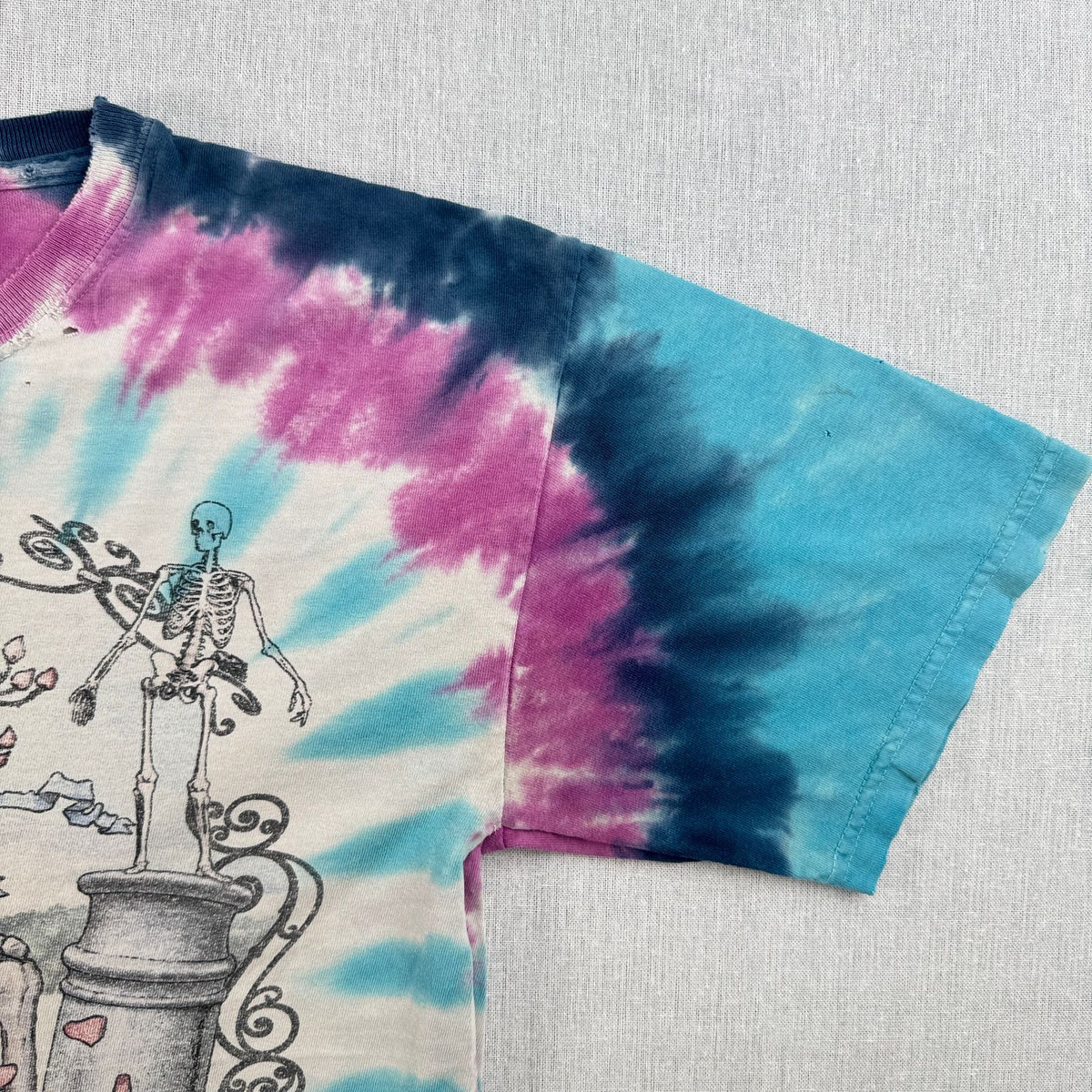 00s グレイトフルデッド リキッドブルー GRATEFUL DEAD ジェリーガルシア Tシャツ バンT バンドT タイダイ グランジ フェード 2603-0070