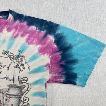 00s グレイトフルデッド リキッドブルー GRATEFUL DEAD ジェリーガルシア Tシャツ バンT バンドT タイダイ グランジ フェード 2603-0070
