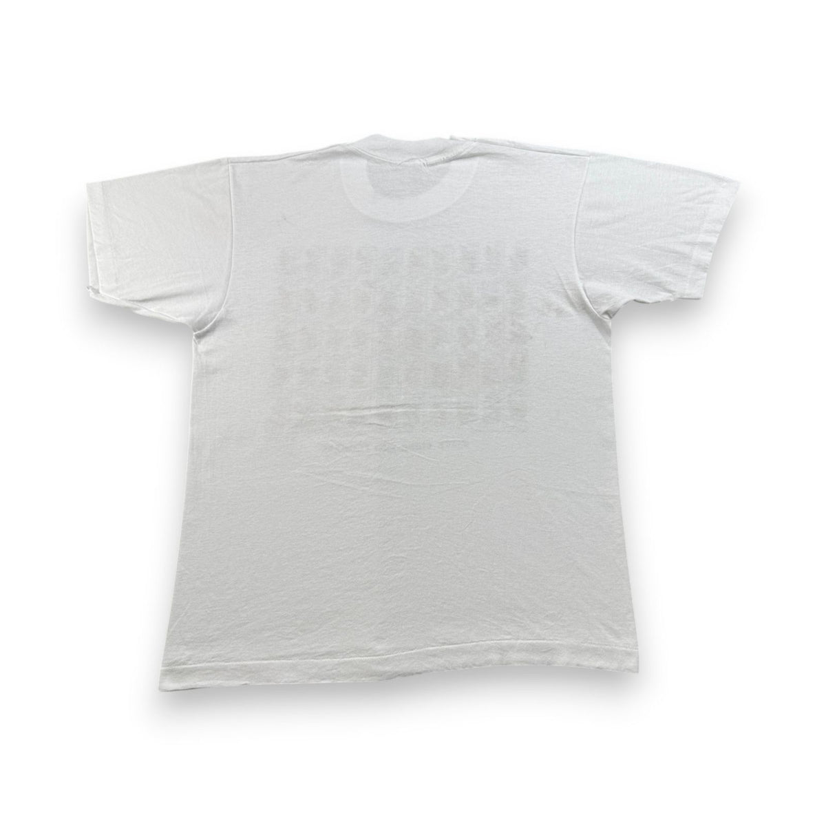 90s USA製 USPS 切手 花切手 Tシャツ 白 郵便 シングルステッチ 2603-0092
