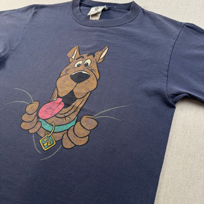 90s SCOOBY DOO スク―ビードゥー キッズ ワーナーブラザーズ Tシャツ ネイビー 両面 シングルステッチ 2603-0093