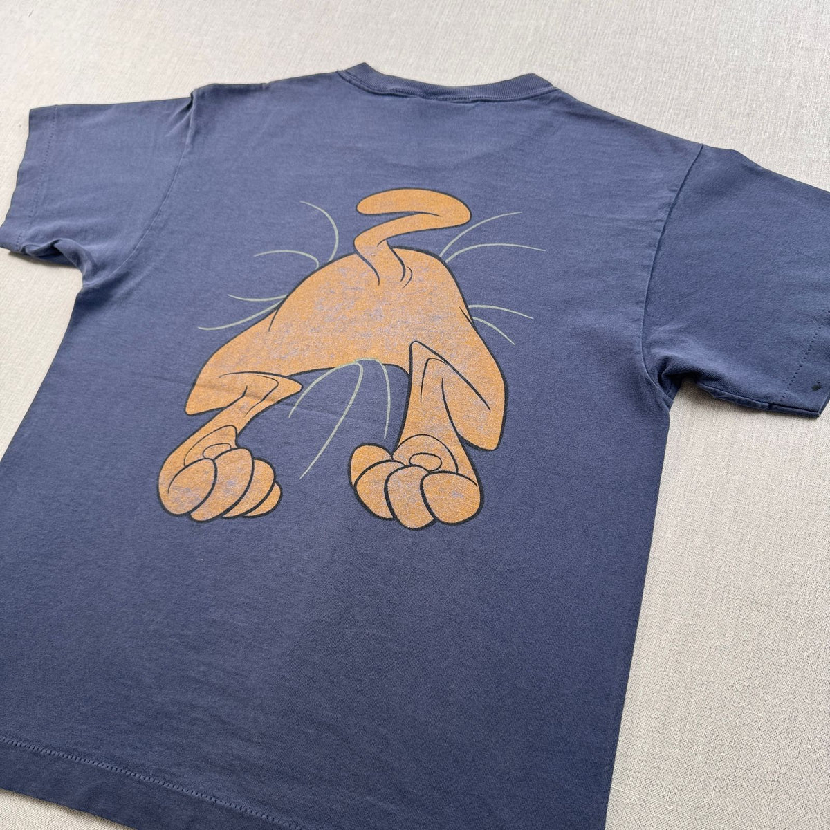 90s SCOOBY DOO スク―ビードゥー キッズ ワーナーブラザーズ Tシャツ ネイビー 両面 シングルステッチ 2603-0093