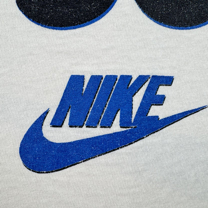 90s ナイキ NIKE Tシャツ swoosh ロゴ 白 銀タグ USA製 シングルステッチ フェード 2603-0094