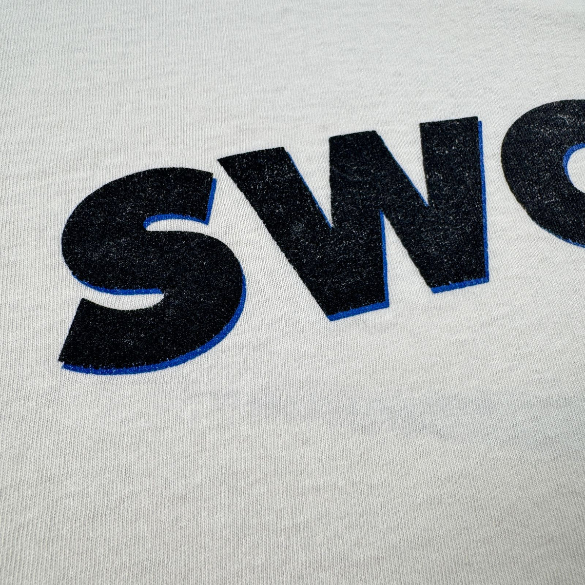 90s ナイキ NIKE Tシャツ swoosh ロゴ 白 銀タグ USA製 シングルステッチ フェード 2603-0094