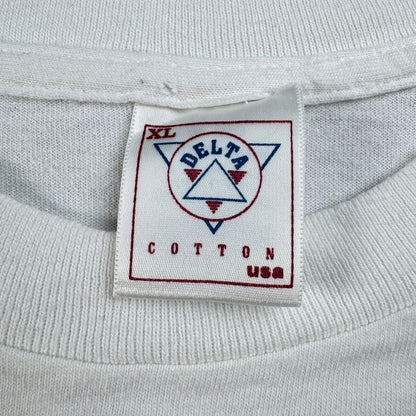 90s CORONA コロナビール USA製 企業T Tシャツ 白 XL DELTA シングルステッチ 2603-0099