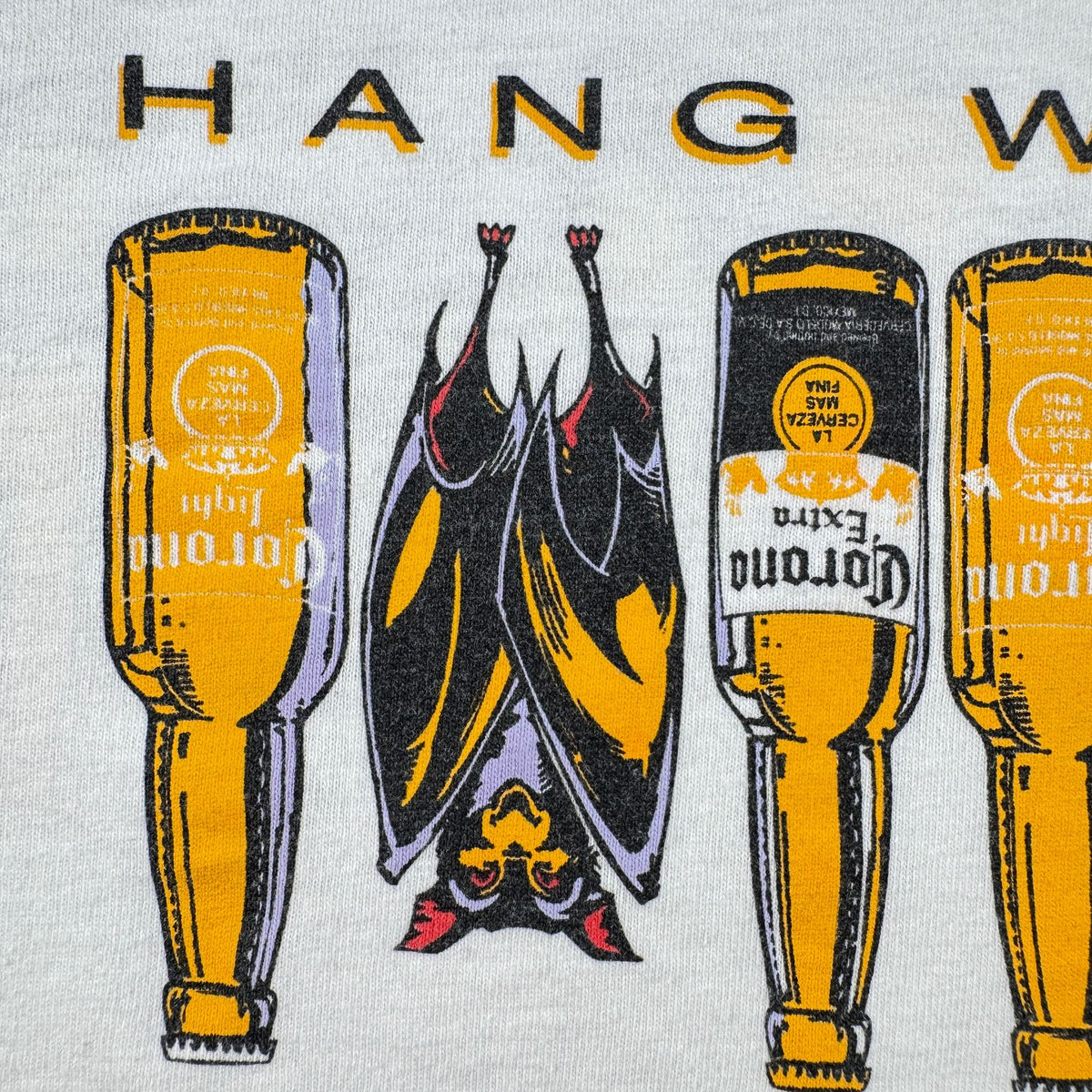 90s CORONA コロナビール USA製 企業T Tシャツ 白 XL DELTA シングルステッチ 2603-0099