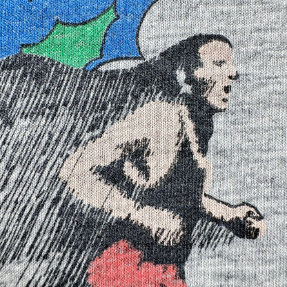 80s 90s トライアスロン Tシャツ グレー プロモT シングルステッチ 2603-0101