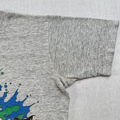 80s 90s トライアスロン Tシャツ グレー プロモT シングルステッチ 2603-0101