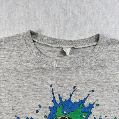 80s 90s トライアスロン Tシャツ グレー プロモT シングルステッチ 2603-0101