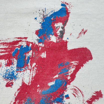 80s 90s フランス製 シルクドソレイユ Tシャツ ミュージカル アートT 白 2603-0102
