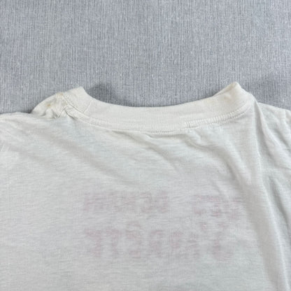 90s アートT Tシャツ ゴリラ 酒 タバコ 動物 白 2XL 2603-0106