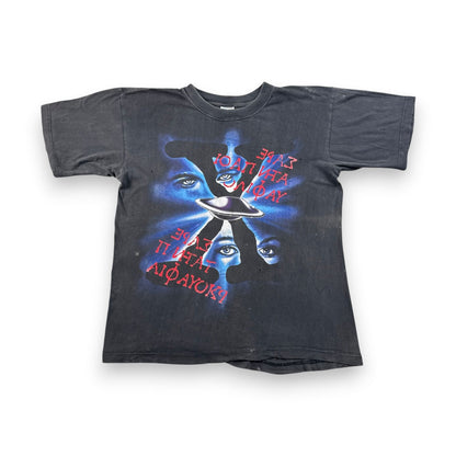 90s 00s xfiles UFO Xファイル モルダー スカリー 映画T Tシャツ 黒 L 2603-0107