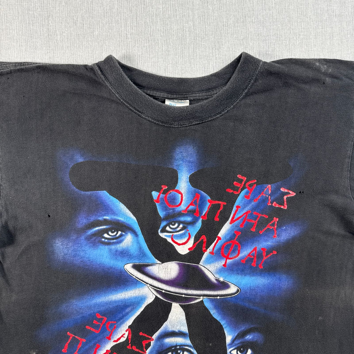 90s 00s xfiles UFO Xファイル モルダー スカリー 映画T Tシャツ 黒 L 2603-0107