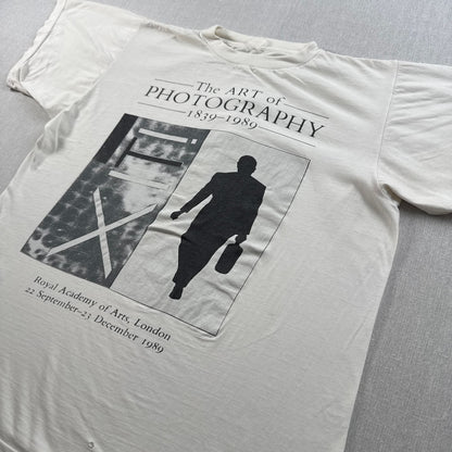 80s アートT フォトT The ART of PHOTOGRAPHY 白 Tシャツ ロンドン シングルステッチ 2603-0108