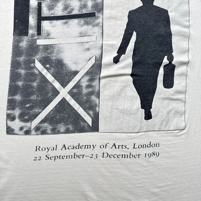 80s アートT フォトT The ART of PHOTOGRAPHY 白 Tシャツ ロンドン シングルステッチ 2603-0108