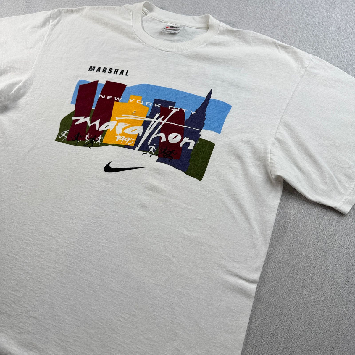 90s ナイキ NIKE ニューヨーク マラソン NYRRC Tシャツ USA製 1995 2603-0063