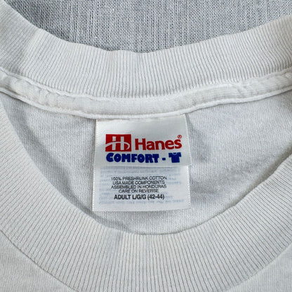 00s アートT Tシャツ sandy gervais Hanes L 白 art 2603-0065