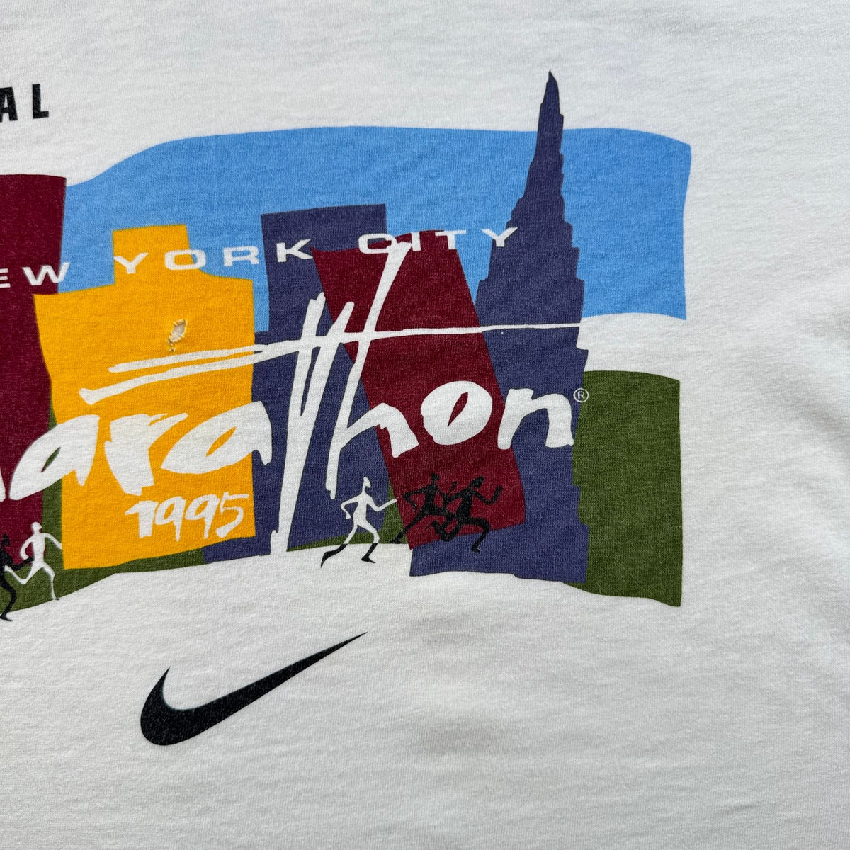 90s ナイキ NIKE ニューヨーク マラソン NYRRC Tシャツ USA製 1995 2603-0063