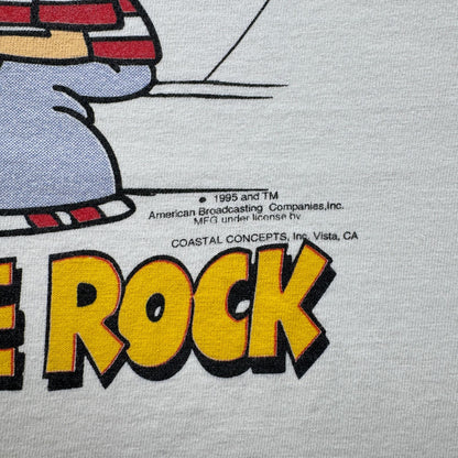 90s school house rock スクールハウスロック Tシャツ USA製 白 L 1995 SOFTEE シングルステッチ 2603-0017