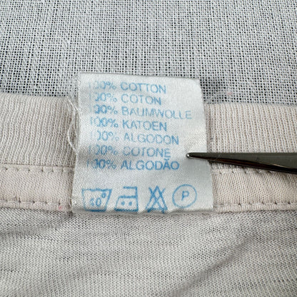 PLANETE STRESSE フランス メッセージT Tシャツ アートT L 白 2603-0125