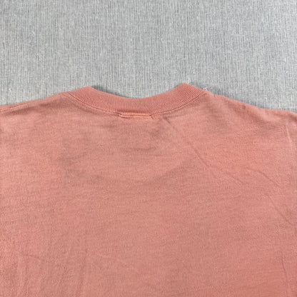 90s USA製 スケート Tシャツ ピンク HOBIE HEAVY オールドスケート M シングルステッチ 2603-0124
