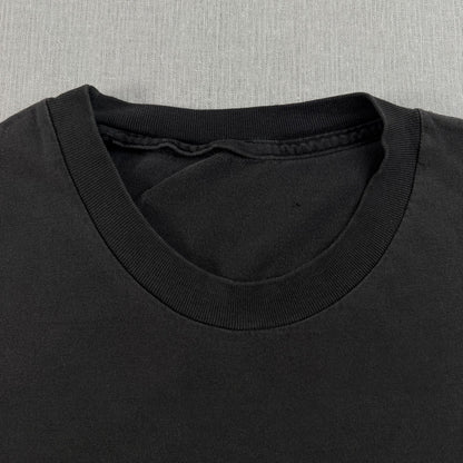 90s 00s NO FEAR グラフィック Tシャツ ストリート スケボー オールドスケート 黒 フェード 2603-0126
