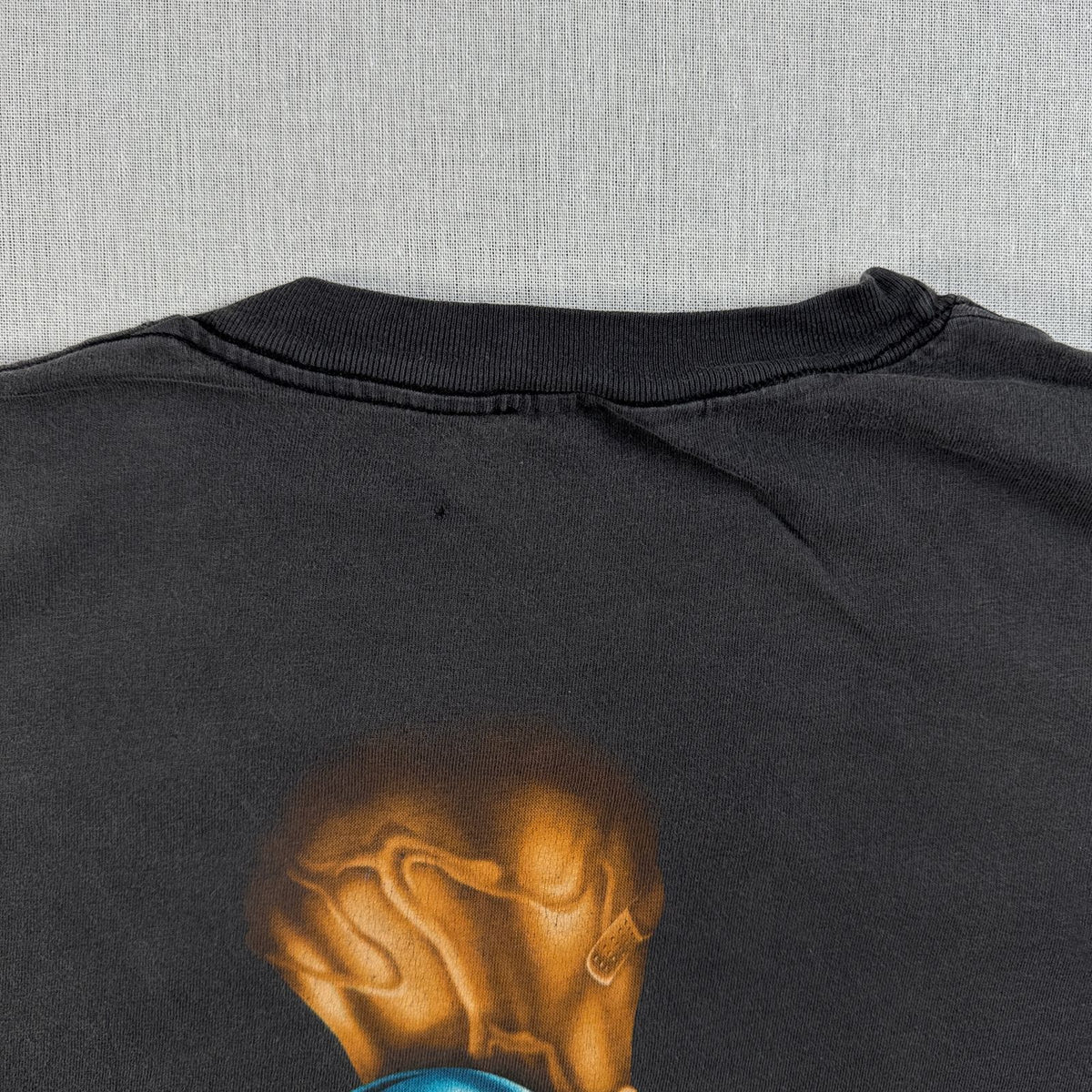 90s 00s NO FEAR グラフィック Tシャツ ストリート スケボー オールドスケート 黒 フェード 2603-0126