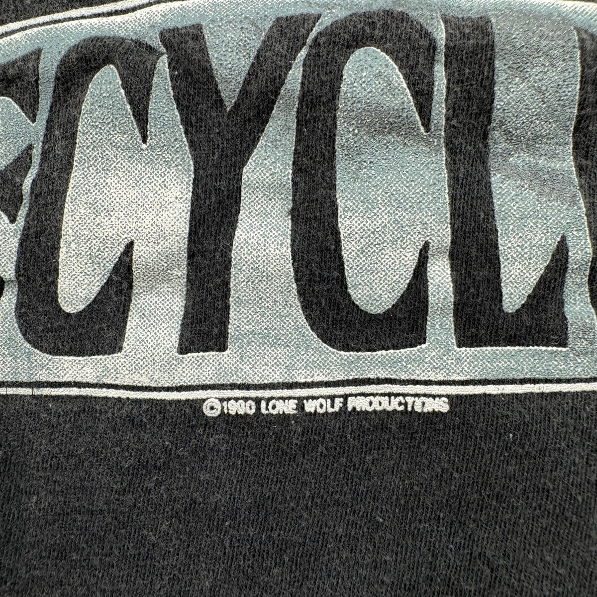 90s ZZ TOP ZZトップ RECYCLER Tシャツ バンドT ツアー 黒 L 1990 シングルステッチ フェード 2603-0127