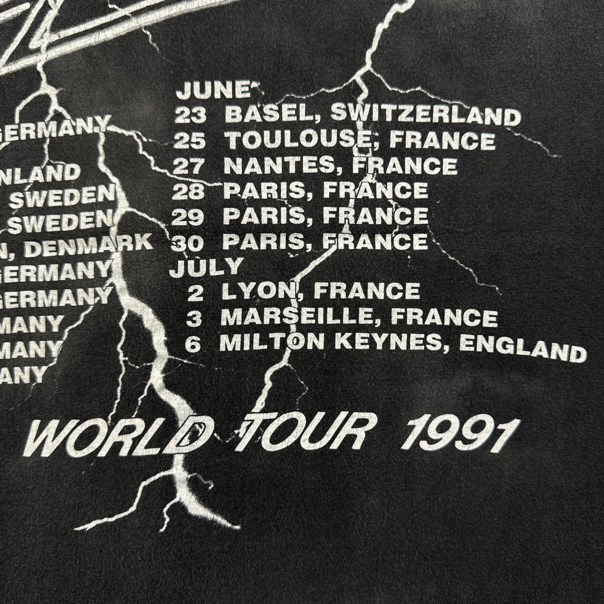 90s ZZ TOP ZZトップ RECYCLER Tシャツ バンドT ツアー 黒 L 1990 シングルステッチ フェード 2603-0127
