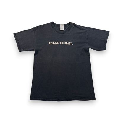 00s 企業T サラミ BI-FI プロモT Tシャツ 黒 ドイツ ソーセージ L BIFI 2603-0132