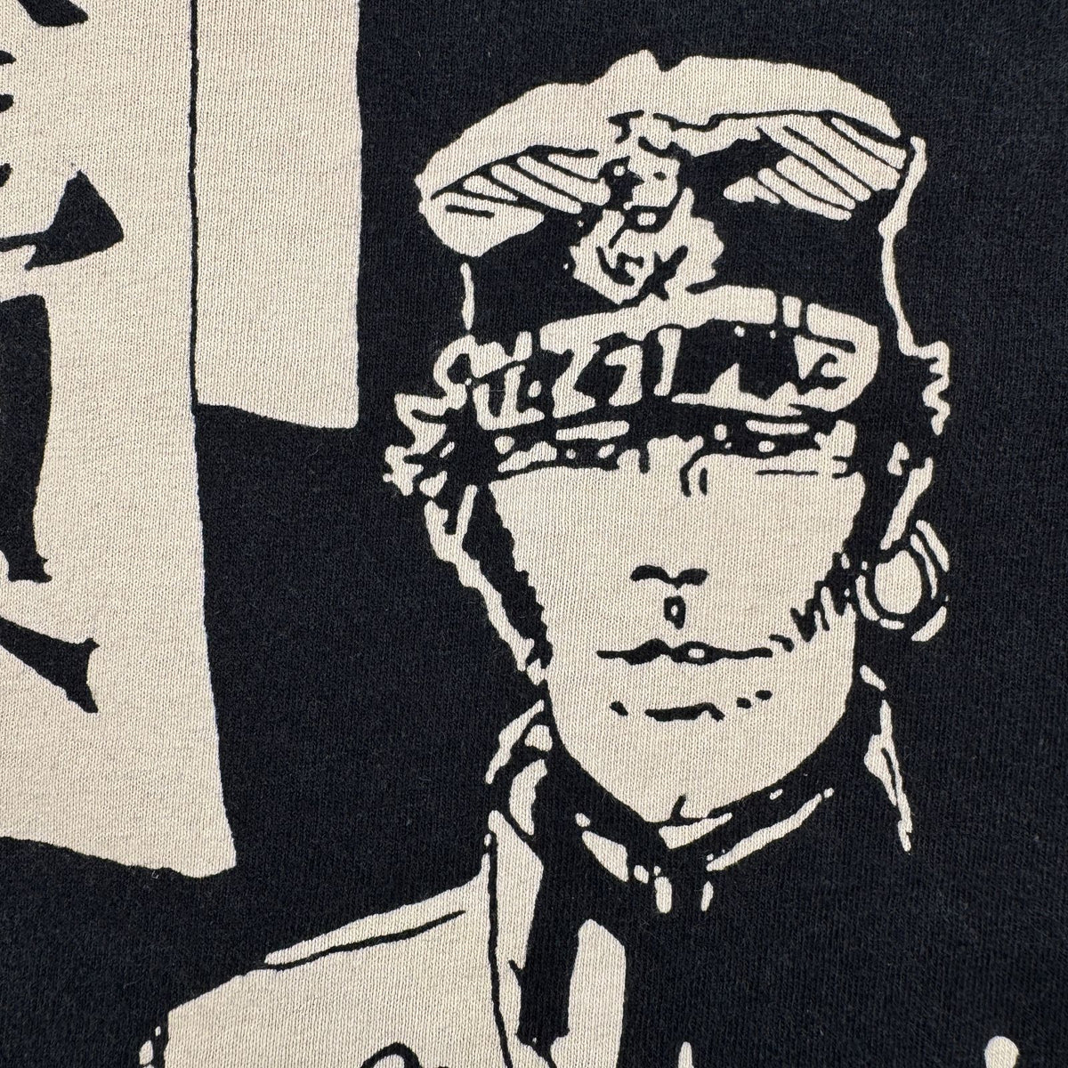 90s コルトマルテーゼ 天再見反 長袖 ロンT Corto Maltese Hugo Pratt 黒 XL シングルステッチ 2603-0129