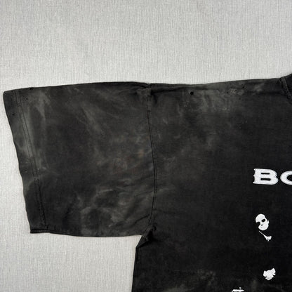 90s 00s BONJOVI ボンジョビ Tシャツ 黒 2XL フェード グランジ バンドT フェード poly swing 2603-0131