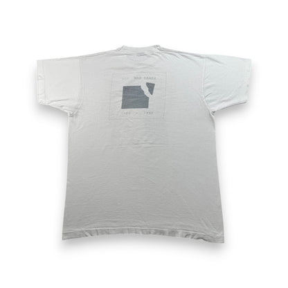 90s O.M.UNGERS ドイツ 建築家 偉人T フォトT Oswald Mathias Ungers Tシャツ 白 ベルリンの壁 ウンガース シングルステッチ 2603-0133