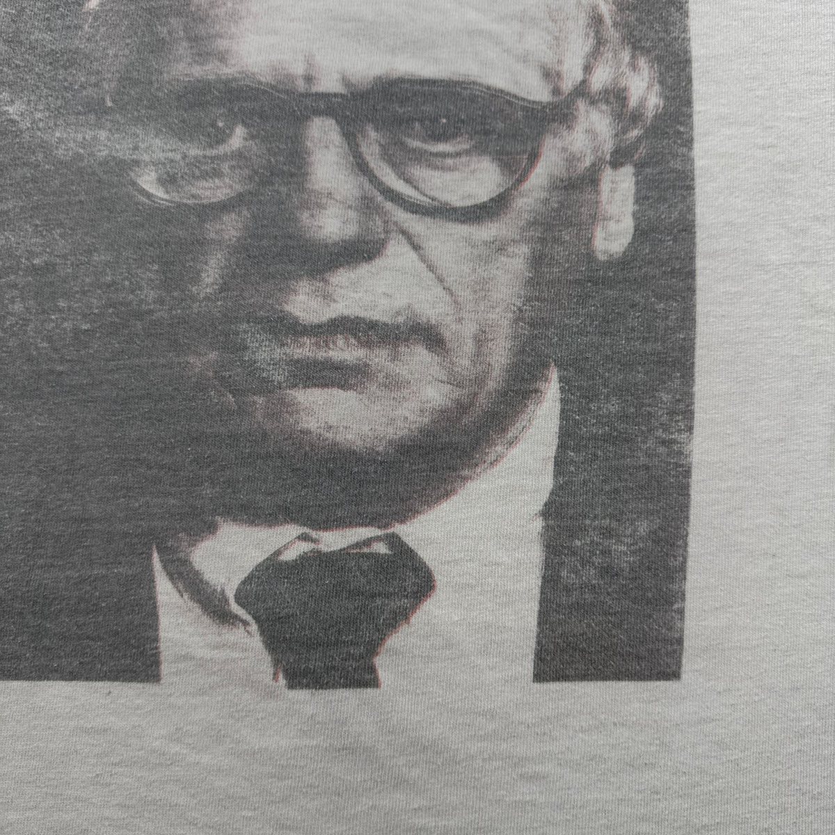 90s O.M.UNGERS ドイツ 建築家 偉人T フォトT Oswald Mathias Ungers Tシャツ 白 ベルリンの壁 ウンガース シングルステッチ 2603-0133