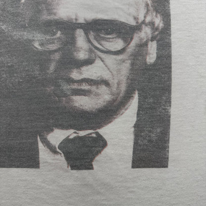 90s O.M.UNGERS ドイツ 建築家 偉人T フォトT Oswald Mathias Ungers Tシャツ 白 ベルリンの壁 ウンガース シングルステッチ 2603-0133
