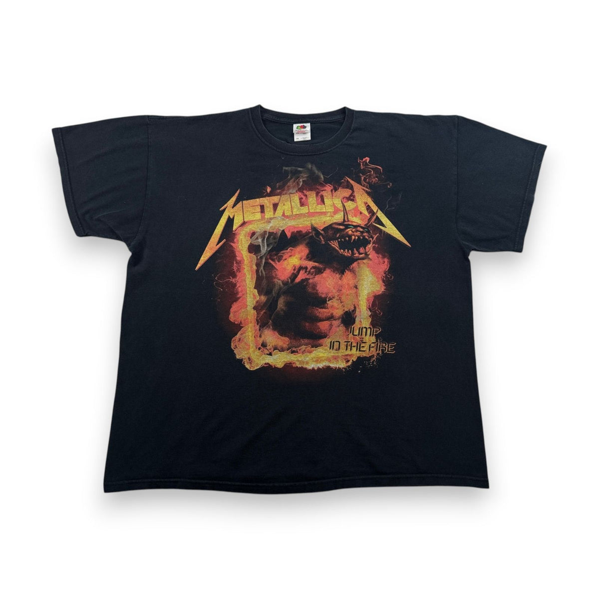00s METALLICA メタリカ Jump In The Fire バンドT Tシャツ 黒 2XL 2603-0137