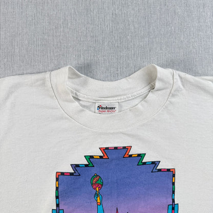 90s アートT 自由の女神 tavlos ニューヨーク USA製 XL stedman シングルステッチ 2603-0136