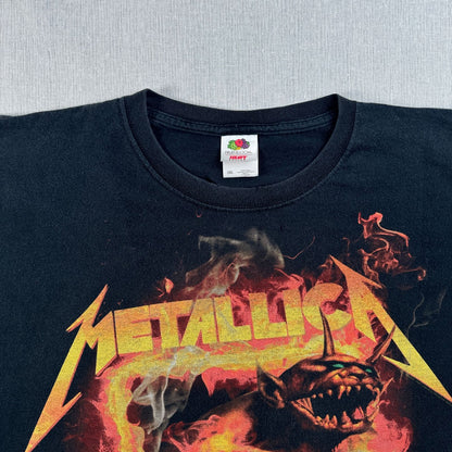 00s METALLICA メタリカ Jump In The Fire バンドT Tシャツ 黒 2XL 2603-0137