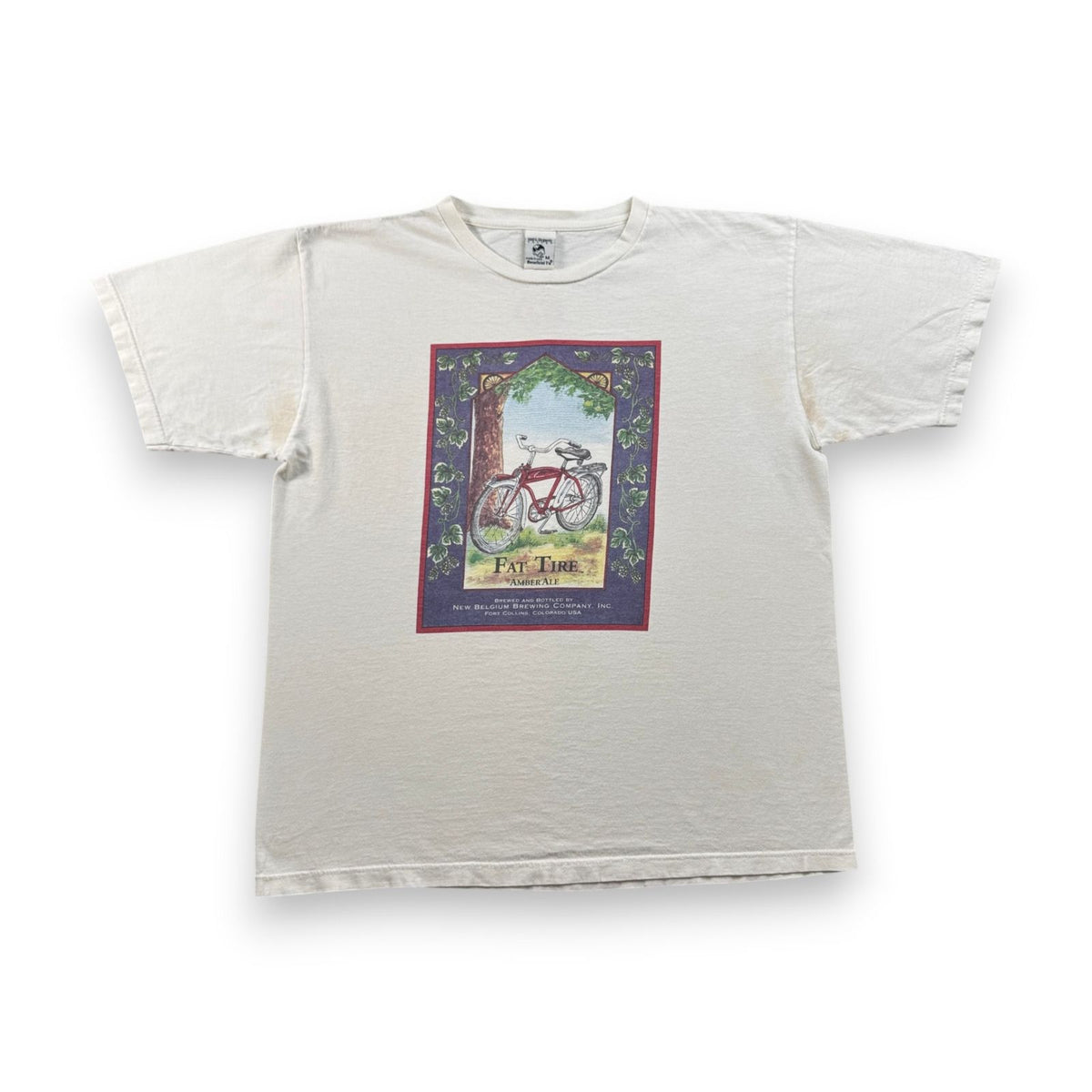 90s 00s FAT TIRE ビール patagonia オーガニック 企業T Tシャツ USA製 2603-0142