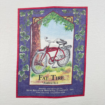 90s 00s FAT TIRE ビール patagonia オーガニック 企業T Tシャツ USA製 2603-0142