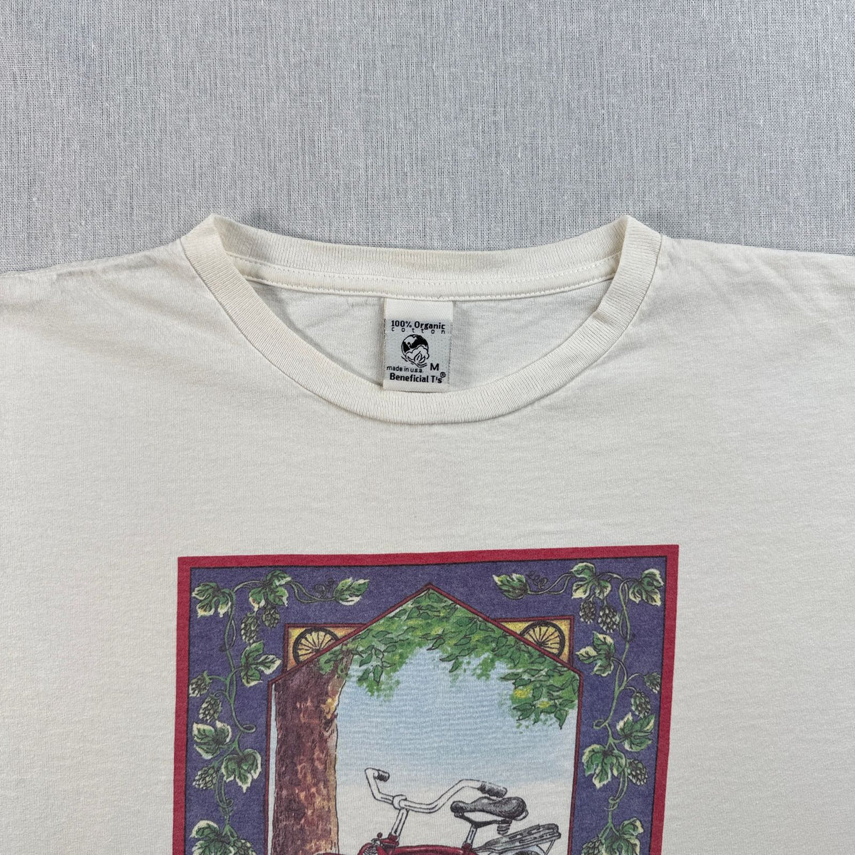 90s 00s FAT TIRE ビール patagonia オーガニック 企業T Tシャツ USA製 2603-0142